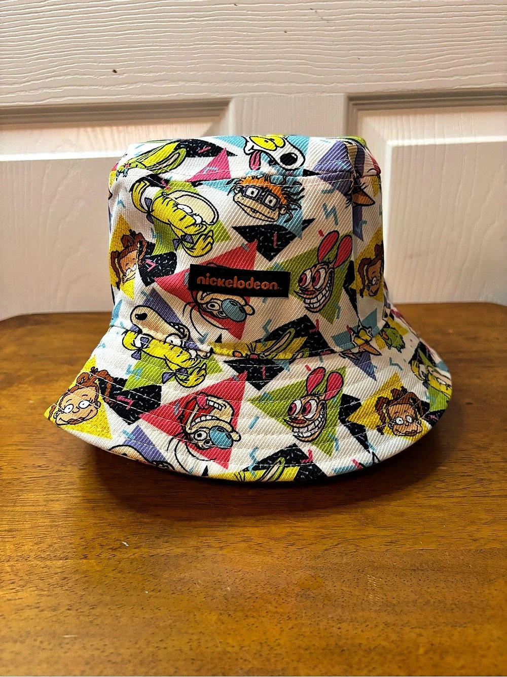 Nickelodeon 90s Retro Cartoon All Over Print Bucket Hat Multicolor Character